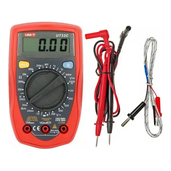 Tester Multitester Con Termocupla Ut-33c Unit