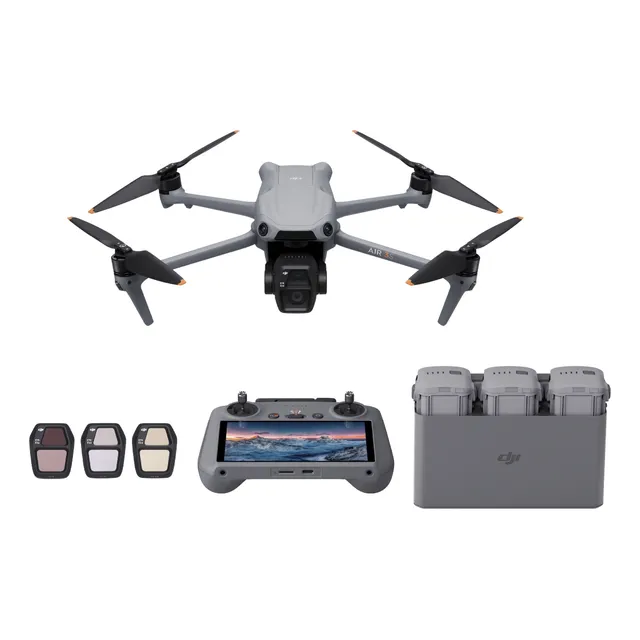 Dron Dji Air 3s Combo Rc2 Color Gris