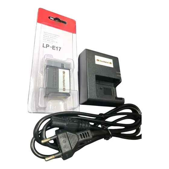 Bat-eria Compativel Canon Lp-e17 Rp R10 R8+carregador Lc-e17