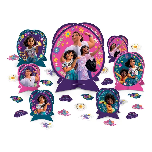 Centro De Mesa Encanto 27 Piezas - Kit Para Eventos