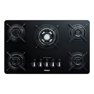 FogĂŁo Cooktop A GĂĄs 5 Bocas Cdd75ae Quadrichama Consul Preto FogĂŁo Cooktop A GĂĄs 5 Bocas Cdd75ae Quadrichama Consul Preto