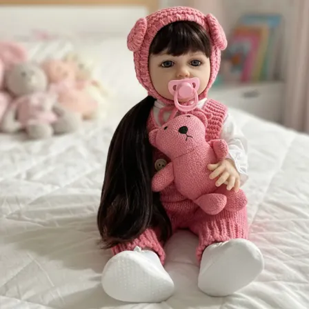Muñeca Reborn Bebé Juguete Silicona Realista Con Accesorios Telotenemos
