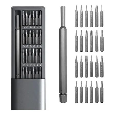 Kit Chave De Fenda Pc Desmontagem Notebook Cor Cinza-escuro
