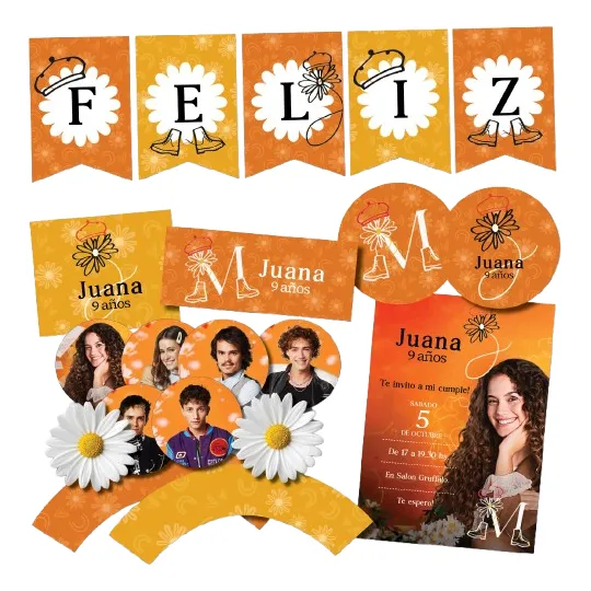 Kit Imprimible Personalizado Margarita Candy Deco Cumple