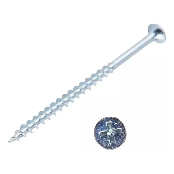 Tornillo Vulcanita Crs Zincado 10x 4 Pulgadas 150pcs Aprox