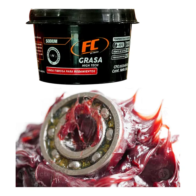 Grasa Fc Sodium Fibrosa Roja Rodamientos 250g Original