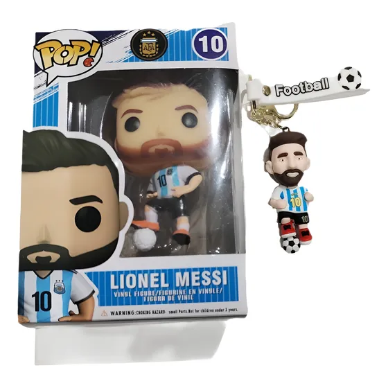 Funko Pop Messi Articulado Coleccionable Con Accesorio