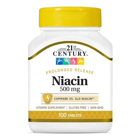 Niacina Niacinamida  500mg Vitamina B3- Stock