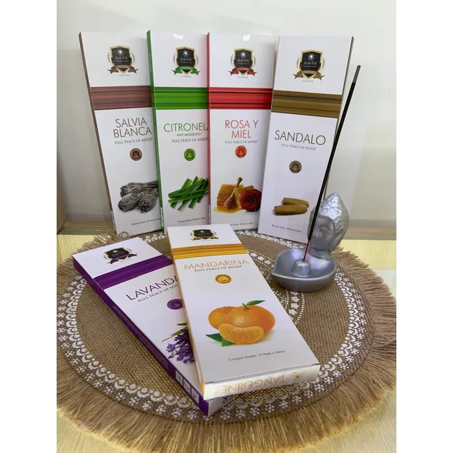 Incienso Alaukik Varilla  Aromática Pack 12und De 30gr C/u