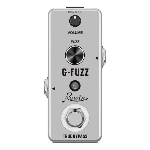 Pedal Fuzz Mooer Grey Faze Cinza para Guitarra Elétrica 9V