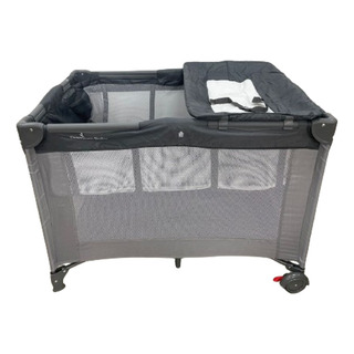 Berço Cercado Portátil Para Bebê Infinity Premium Baby Cinza Berço Cercado Portátil Para Bebê Infinity Premium Baby Cinza