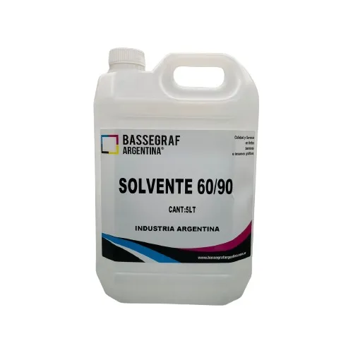 Solvente 60/90 X 5lt Bassegraf Argentina
