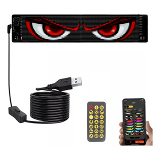 Lâmpada Devil Eyes Para Carros, Tela De Led Flexível Lâmpada Devil Eyes Para Carros, Tela De Led Flexível