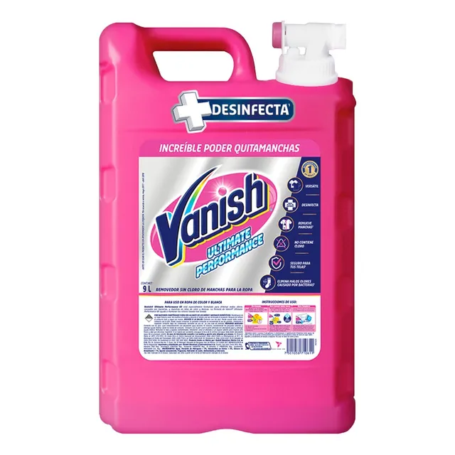 Vanish Ultimate Performance Quitamanchas Liquido 9 Litros