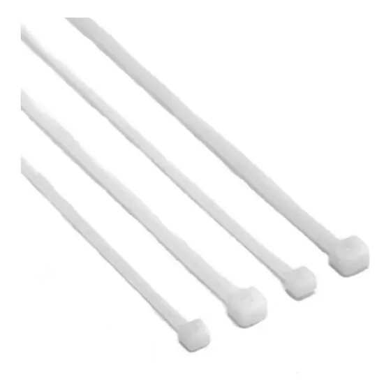 Precinto De Nylon Blanco (100u) 300 X 4,8 Mm