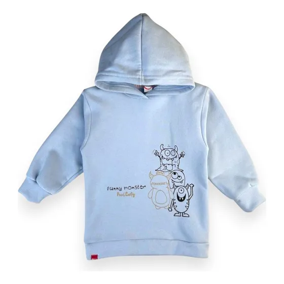 Buzo Bebe Frisa Algodón Invierno C/capucha Estampado 8-24m