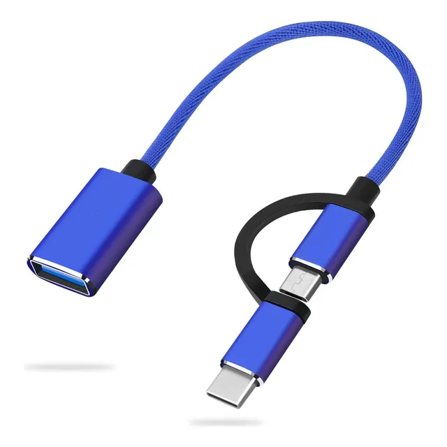 Adaptador Usb3.0 A Tipo C/v8-otg Tipo C Para Celular Tablets