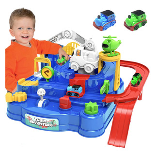 Pista De Juguete Rescate Parking Garage Playset Para Niños Pista De Juguete Rescate Parking Garage Playset Para Niños