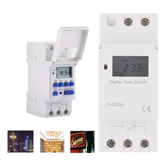 Interruptor Digital Temporizador (timer) Programable 25a110v