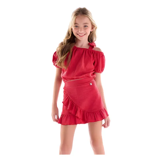 Conjunto Infantil Feminino Verão, Menina Anjo