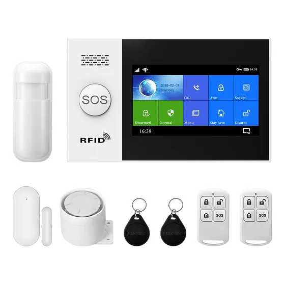 Sistema De Alarma Módulo Gsm Wifi4g Con Sirena De Alarma Sis