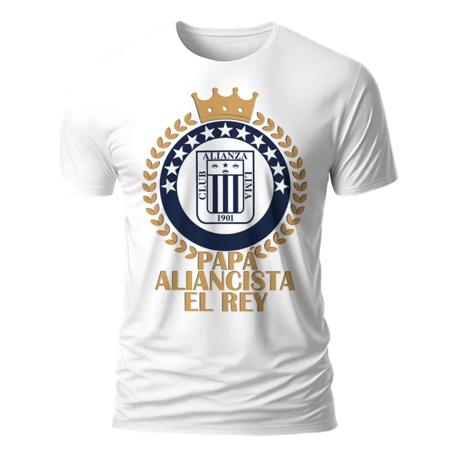 Polo Modelo Hincha Alianza Lima Moda Algodón Estadio Nuevo
