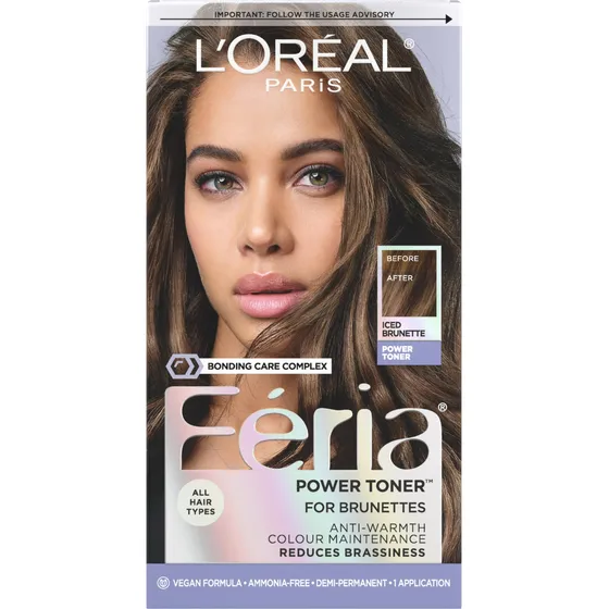 Tónico Capilar Loréal Paris Feria Iced Brunette Anti-brass,