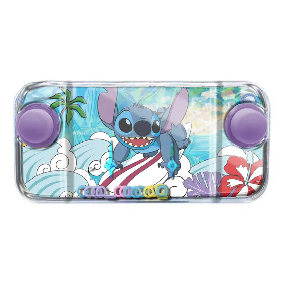 Juego De Argollas Agua Stitch Color Morado