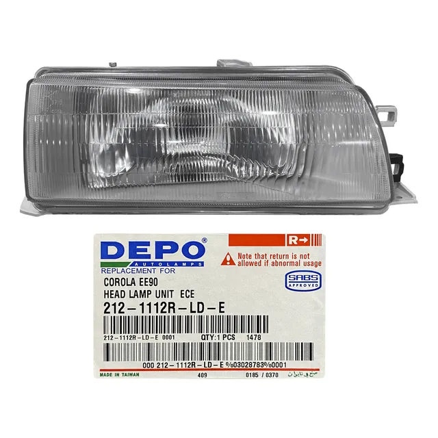 Faro Vidrio Toyota Corolla Araya Dere Izq 1989 -  1993