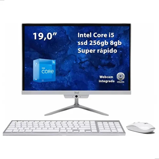  Computador All In One (k2) 19  Branco I5-3470 8gb Ssd 256gb
