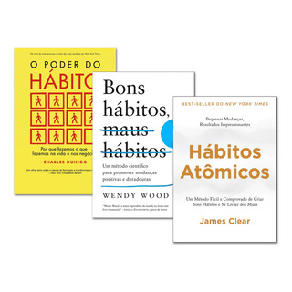 Kit O Poder Do Hábito + Hábitos Atômicos + 1 Livro Kit O Poder Do Hábito + Hábitos Atômicos + 1 Livro