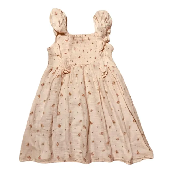 Vestidos Para Niña, Color Durazno, Marca Modern Moments