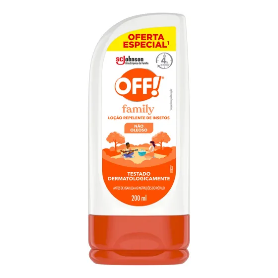 Repelente OFF! Family Proteção Contra Mosquito por até 4h Loção 200ml