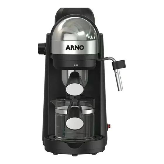 Cafetera Mini Espresso Arno 800w 500ml Color Negro Febo