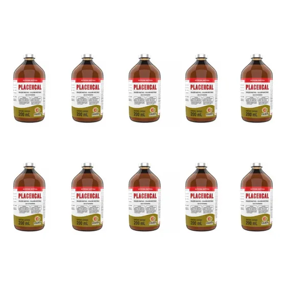 Kit 10 Unidades - Ocitocina Placencal 200 Ml
