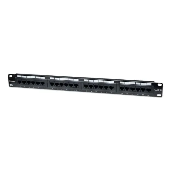 Panel De Parcheo Intellinet 520959 Cat 6 / 24 Puertos