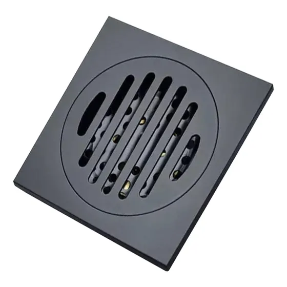 Centro Piso 4  Anti-olor Negro Mate Acero Inoxidable 