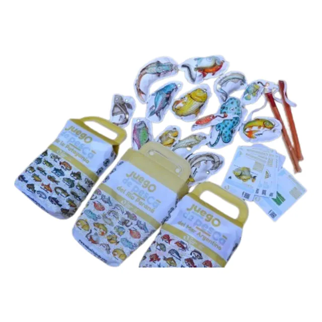 Juego De Pesca Tela Y Cartas Descriptivas Mi Suelito Lindo
