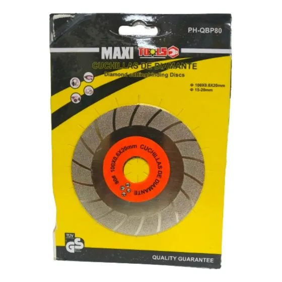 Disco De Corte De 4pulgadas N-80 Para Vidrio Maxi Tools