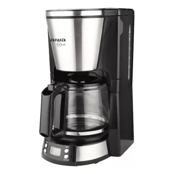 Cafetera 12t Aiwa Filtro Permanente Y Programable Awhcmd150