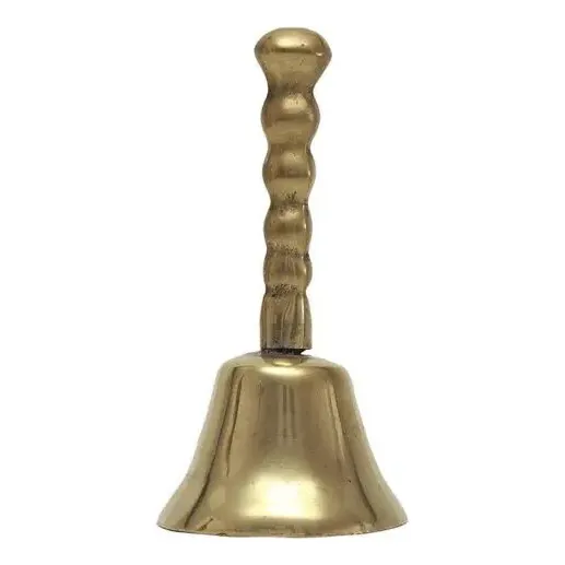 Campana De Bronce Maciza Cuerda Grande