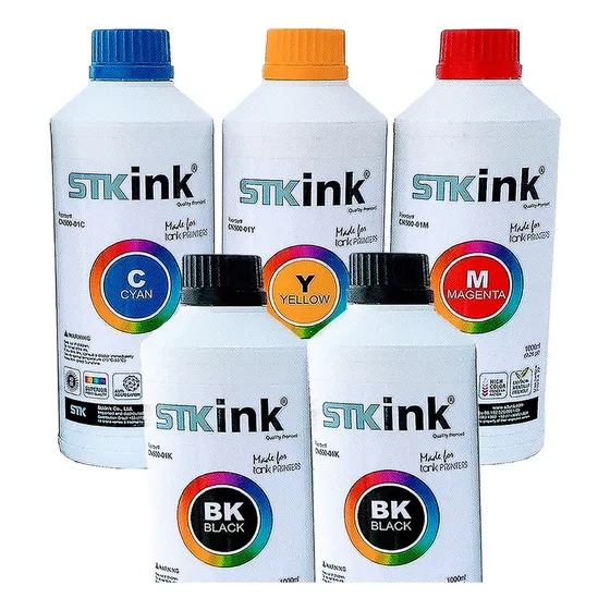 Tinta 617 517 Gt5810 416 Gt5822 Gt52 Gt51 Gt53 P/ Hp 5 Litro Tinta Super Black Yellow Magenta Cyan