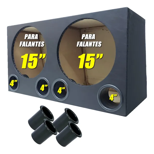 Caixa Vazia 2 Subwoofer 15 Pol Ideal Para Bomber Bicho Papão
