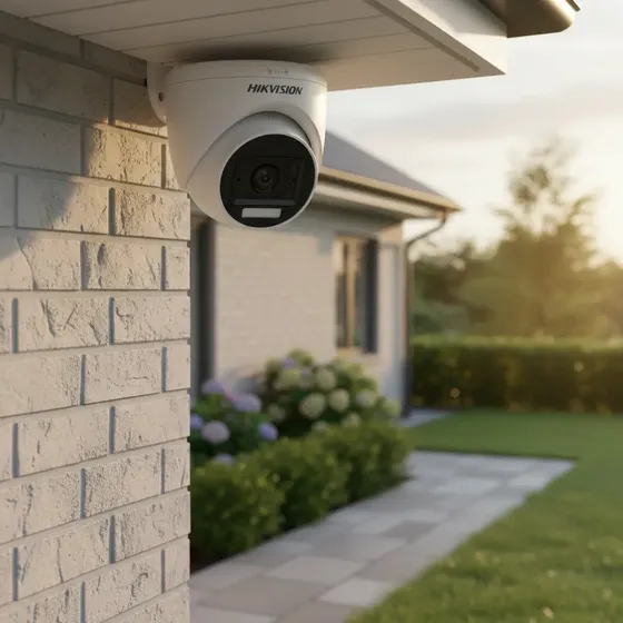 Cámara Turret Hikvision Smart Hybrid Light Ds-2ce76d0t-exlpf