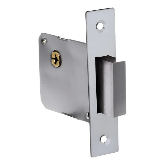 Cerrojo Para Embutir Unidireccional Niquelado 10ce Lock Color Gris