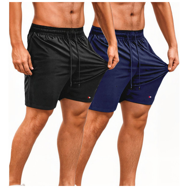 Kit 2 Shorts Bermuda Tactel Elástico Sandrini Academia Sport Kit 2 Shorts Bermuda Tactel Elástico Sandrini Academia Sport