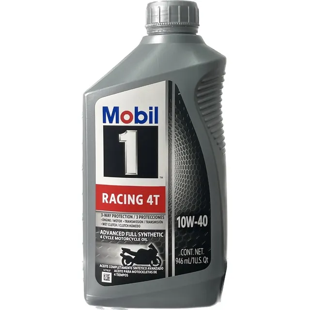 Lubricante Mobil 1 Racing 4t 10w40 - 1 Cuarto