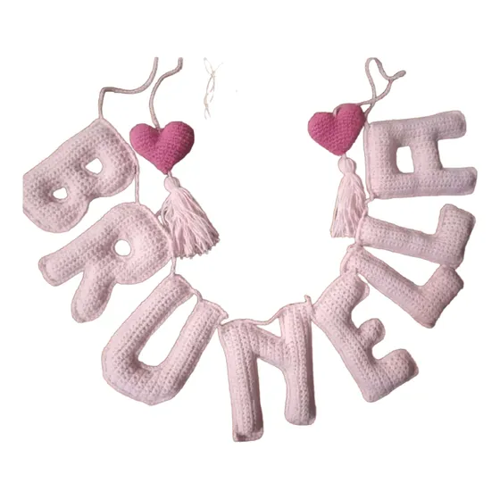 Nombres 3d Tejidos A Crochet Personalizados!!!