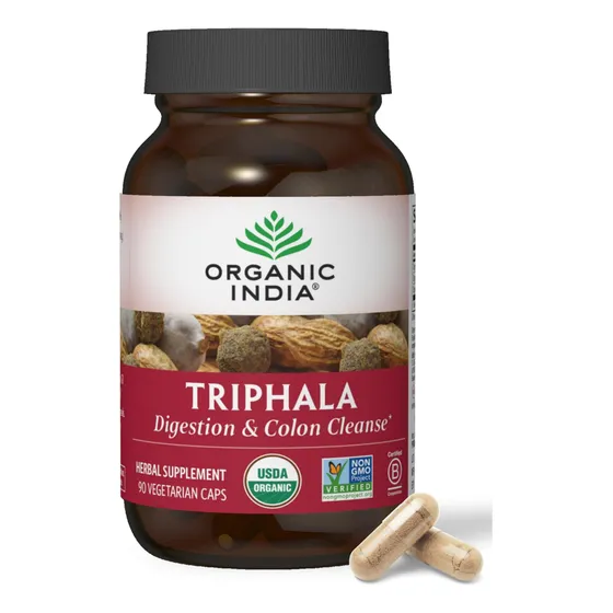 Organic India Triphala Capsules Organic - Suplemento Herbal
