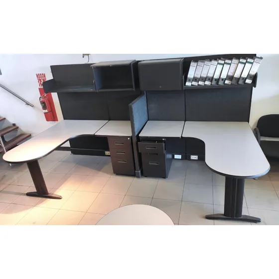 Modulo Escritorio De Recepción De Oficina Doble Usado!!!